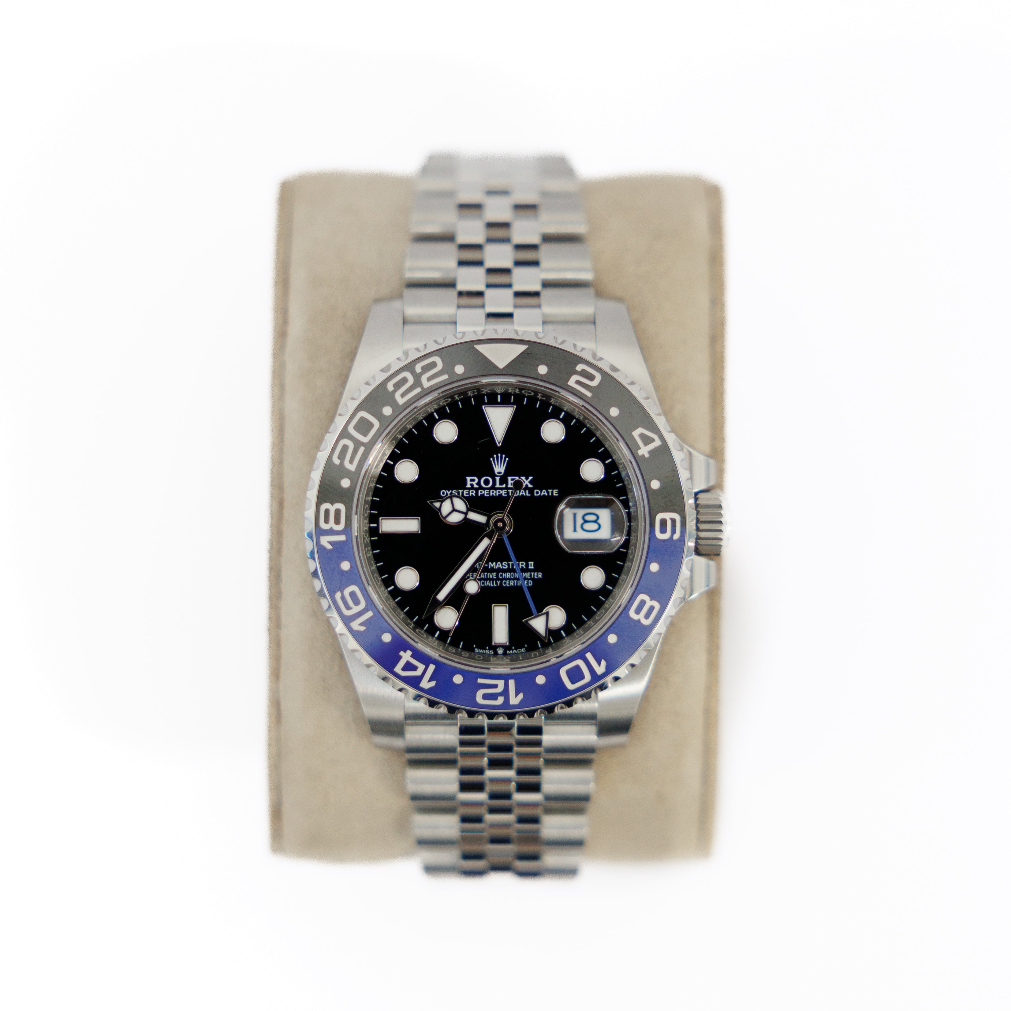 Rolex GMT Master II 40mm "Batgirl" Stainless Steel Ref. 126710BLNR Cmplete Set 2025