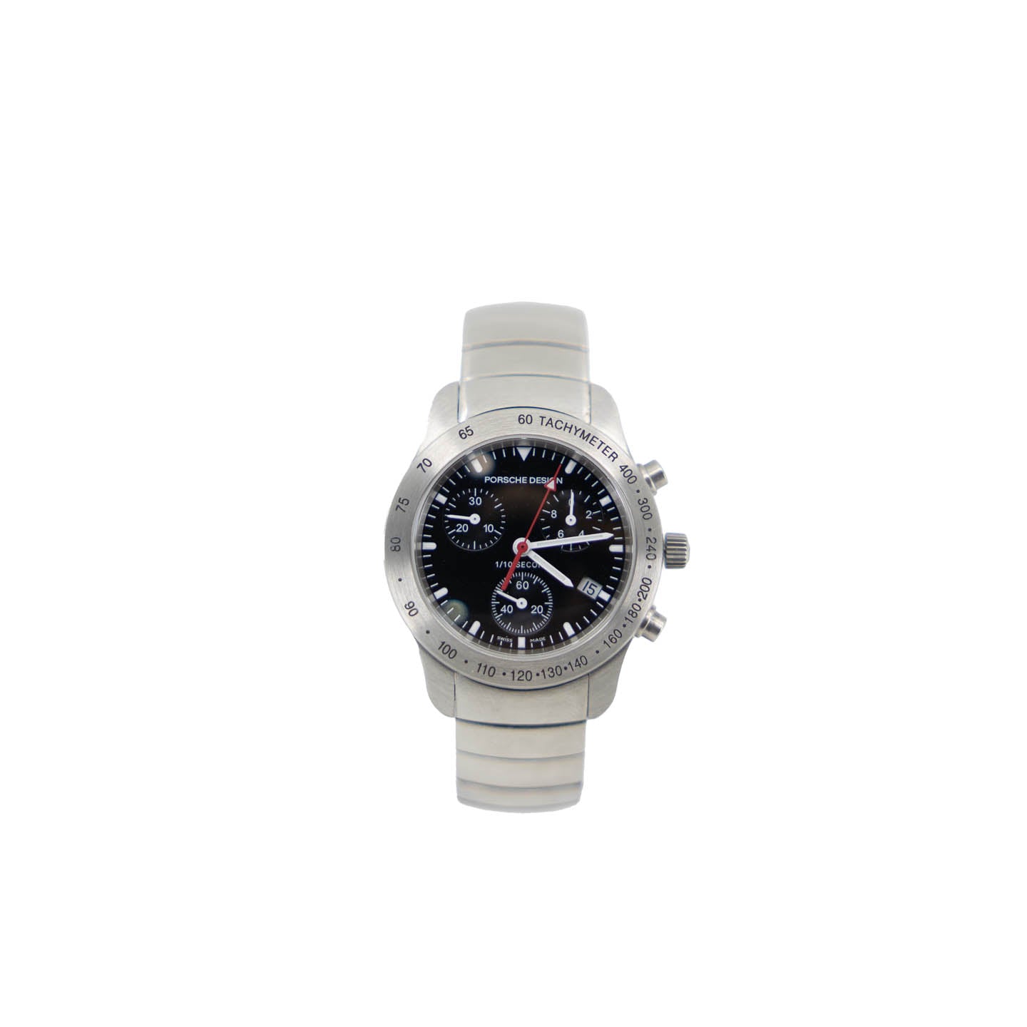Vintage Porsche Design Black Chronograph Dial 40mm