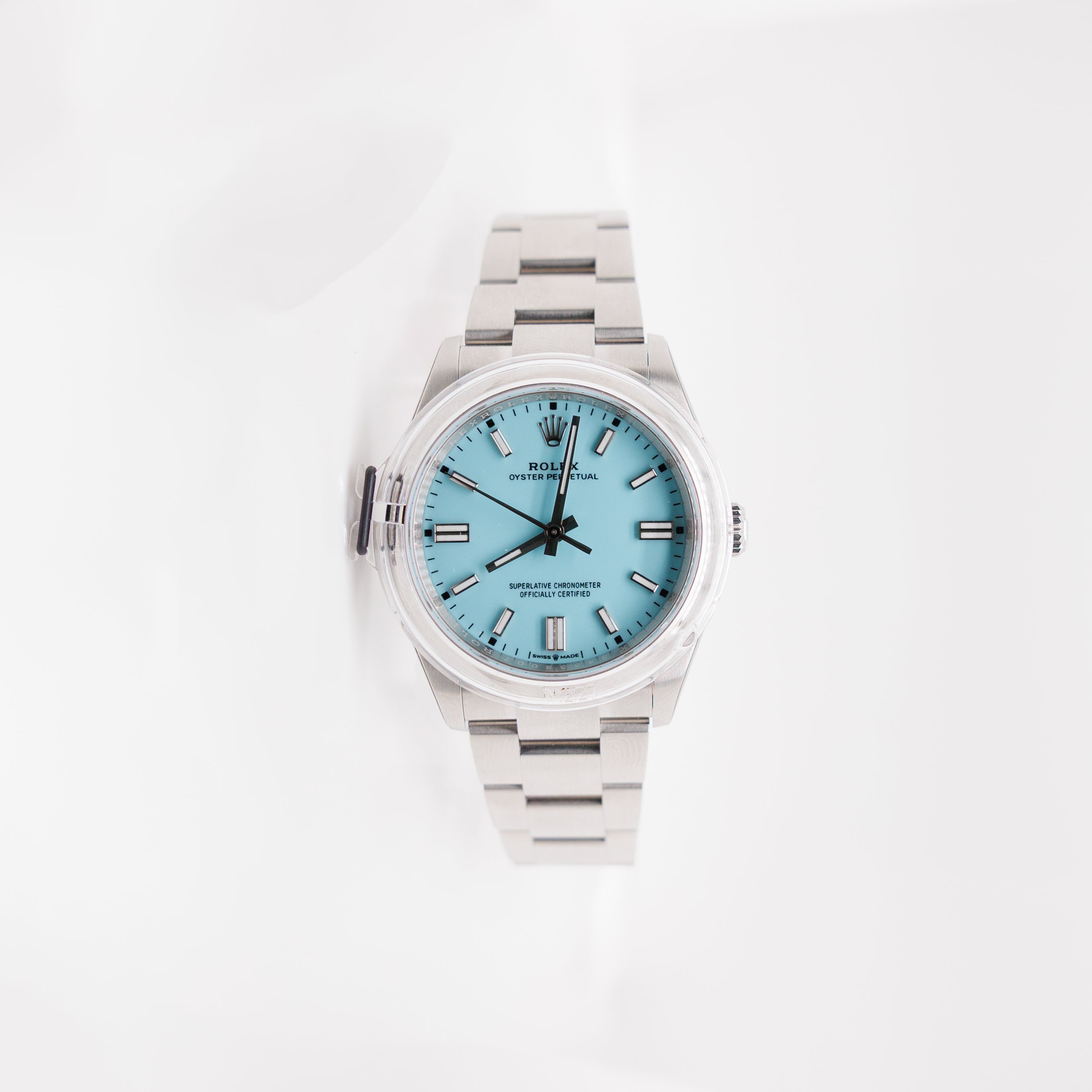 Rolex Oyster Perpetual 36 Ref 12600 Tiffany Blue Dial Used 2024