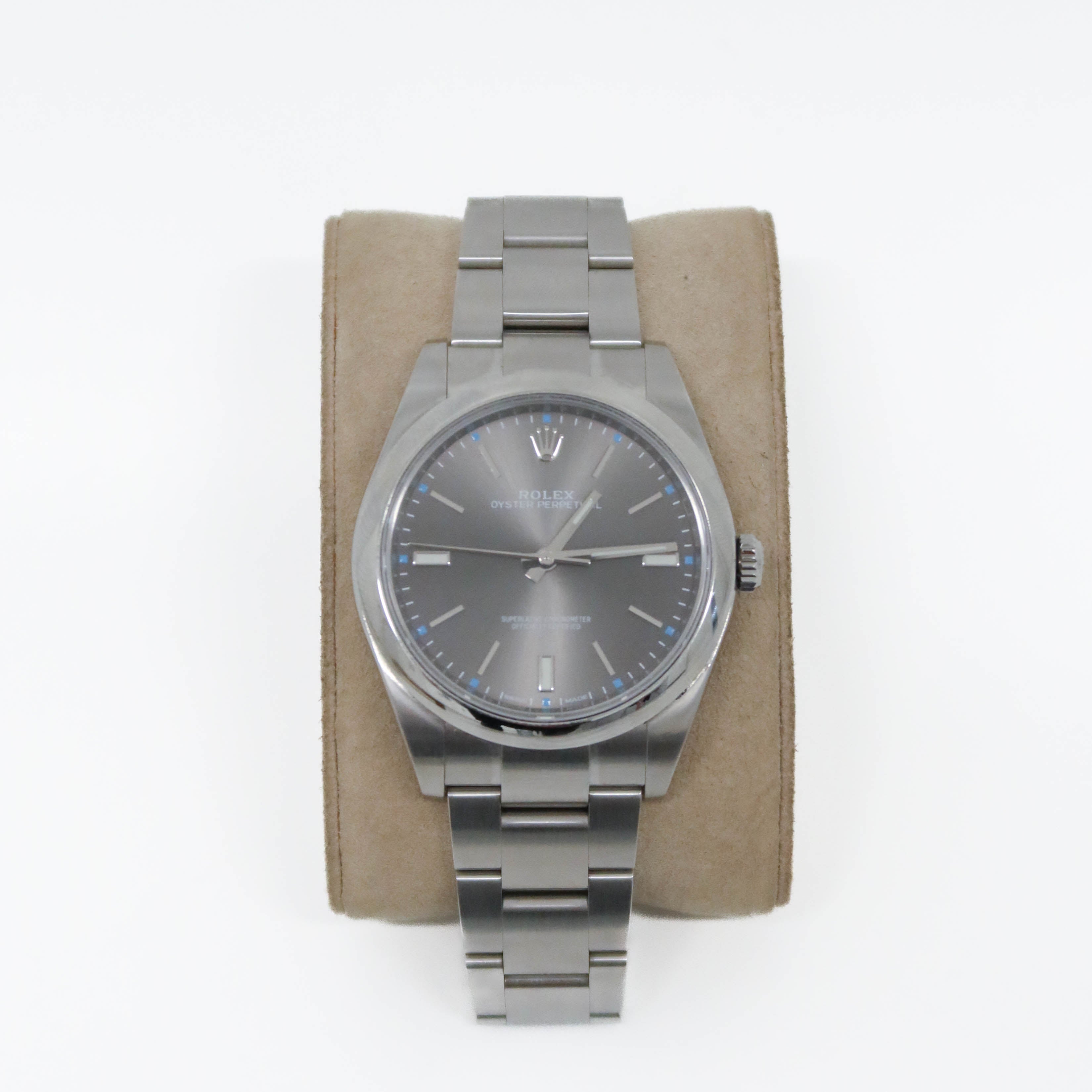Rolex 39mm Oyster Perpetual Stainless Steel 114300