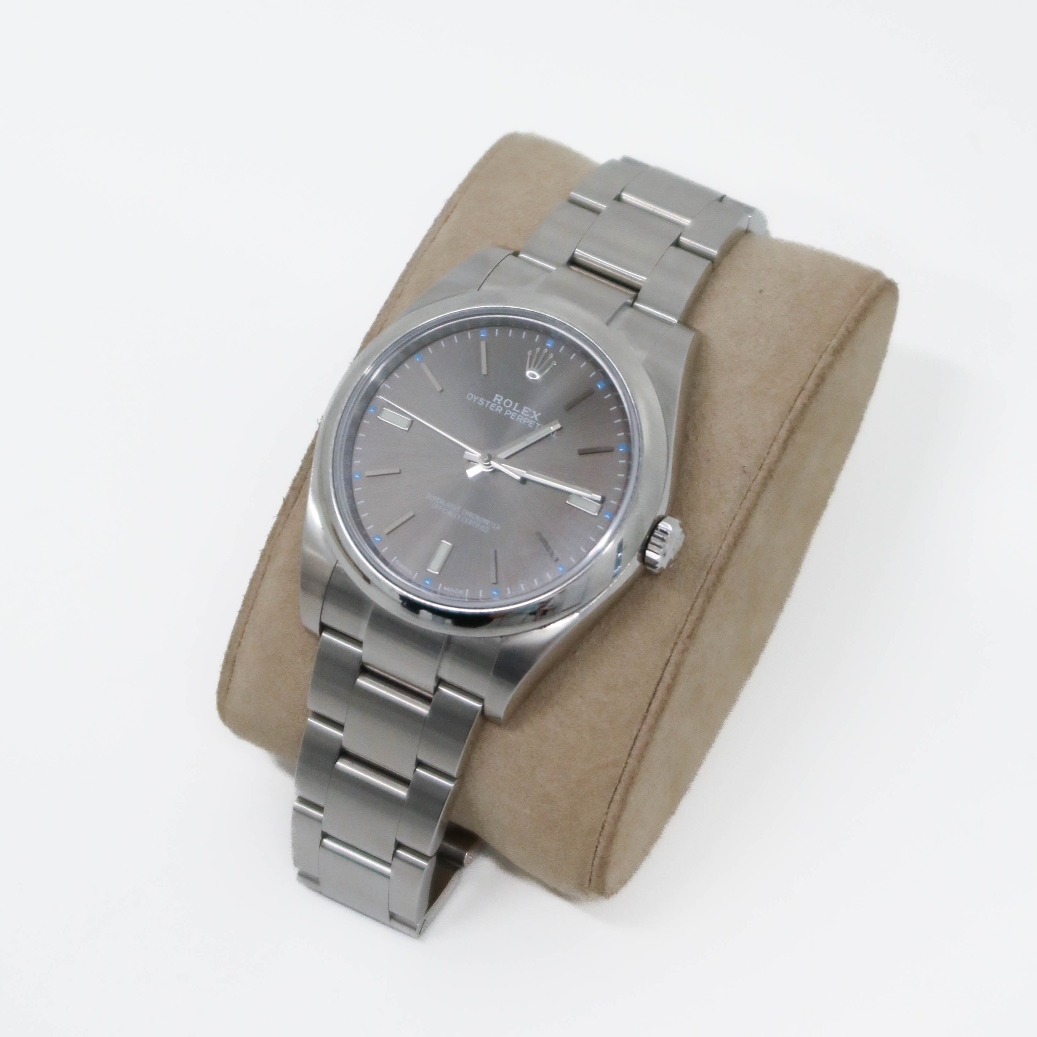 Rolex 39mm Oyster Perpetual Stainless Steel 114300