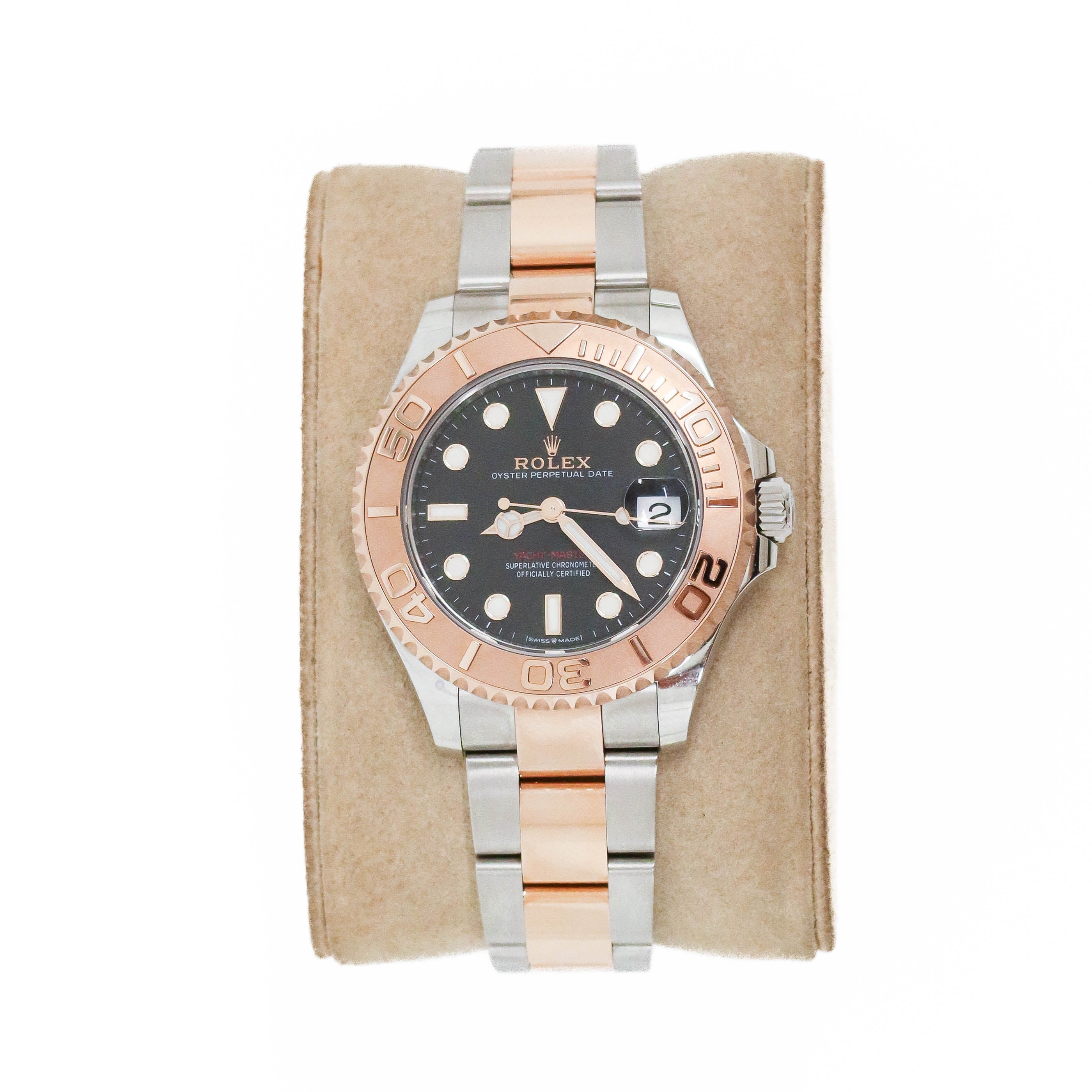 Rolex Yacht-Master Stainless Steel/ 18KT Rose Gold Ref 268621 Box/Papers 2024