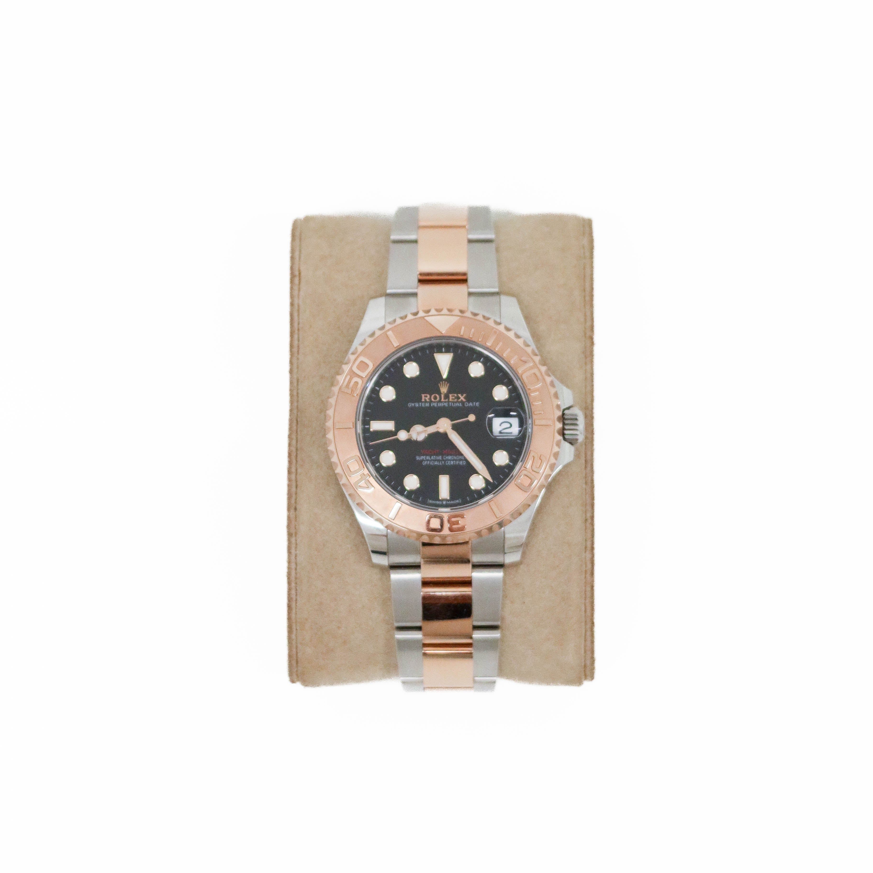 Rolex Yacht-Master Stainless Steel/ 18KT Rose Gold Ref 268621 Box/Papers 2024