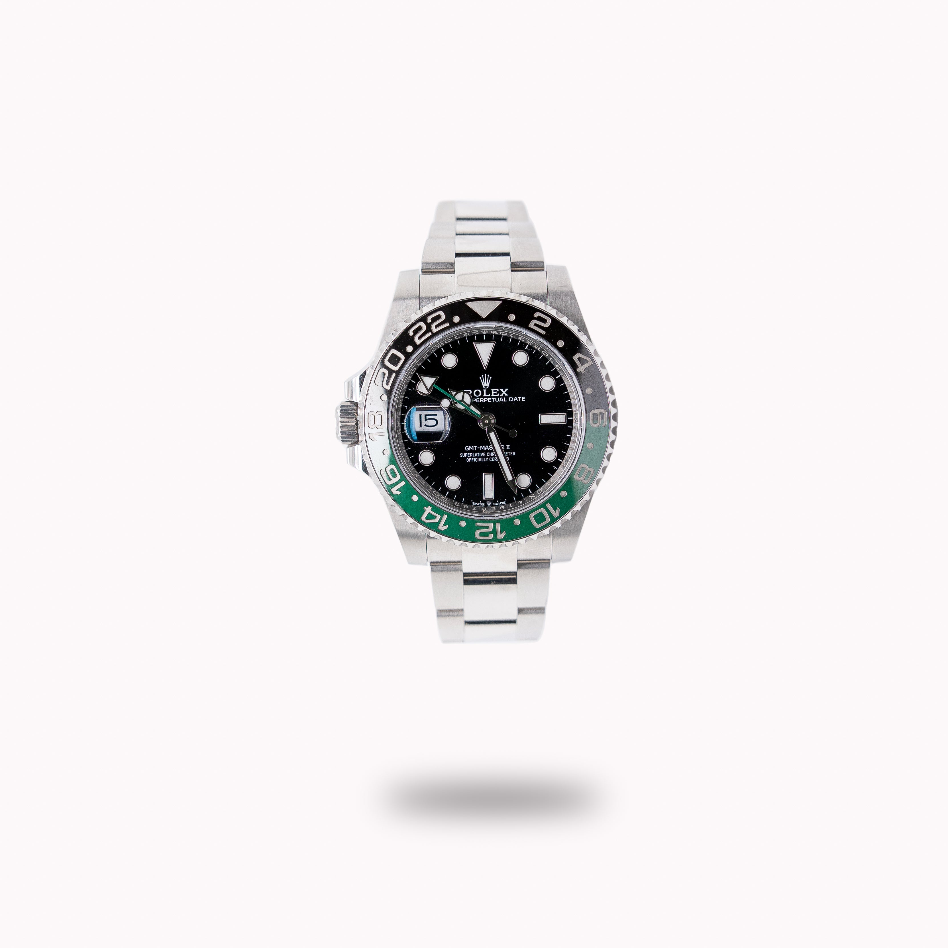 Rolex GMT-Master II 126720VTNR “Sprite” 40mm Black Dial Stainless Steel Oyster 2024 Complete Set