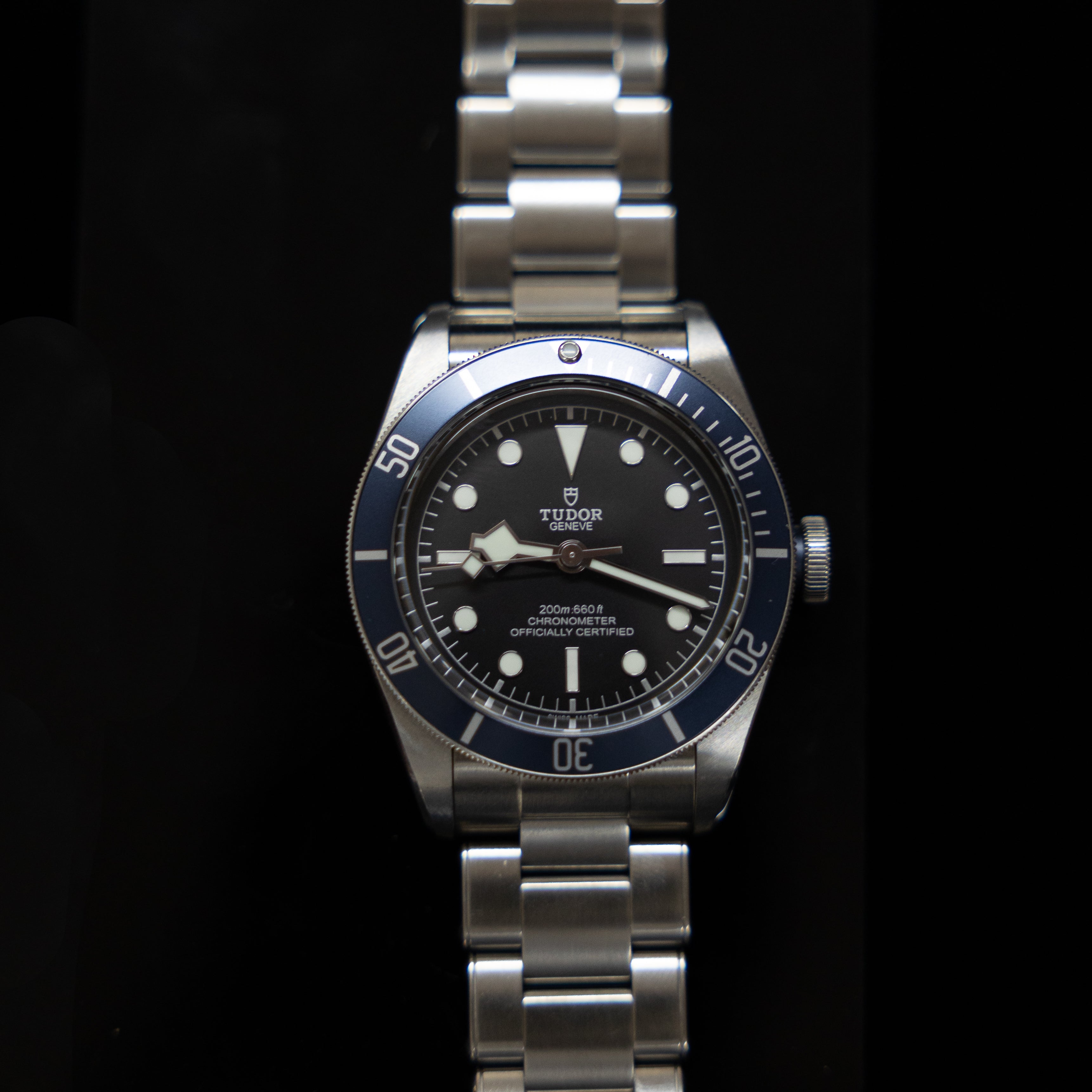 Tudor Black Bay Blue Stainless Steel 41mm Automatic Diver Ref. 79230B Complete Set