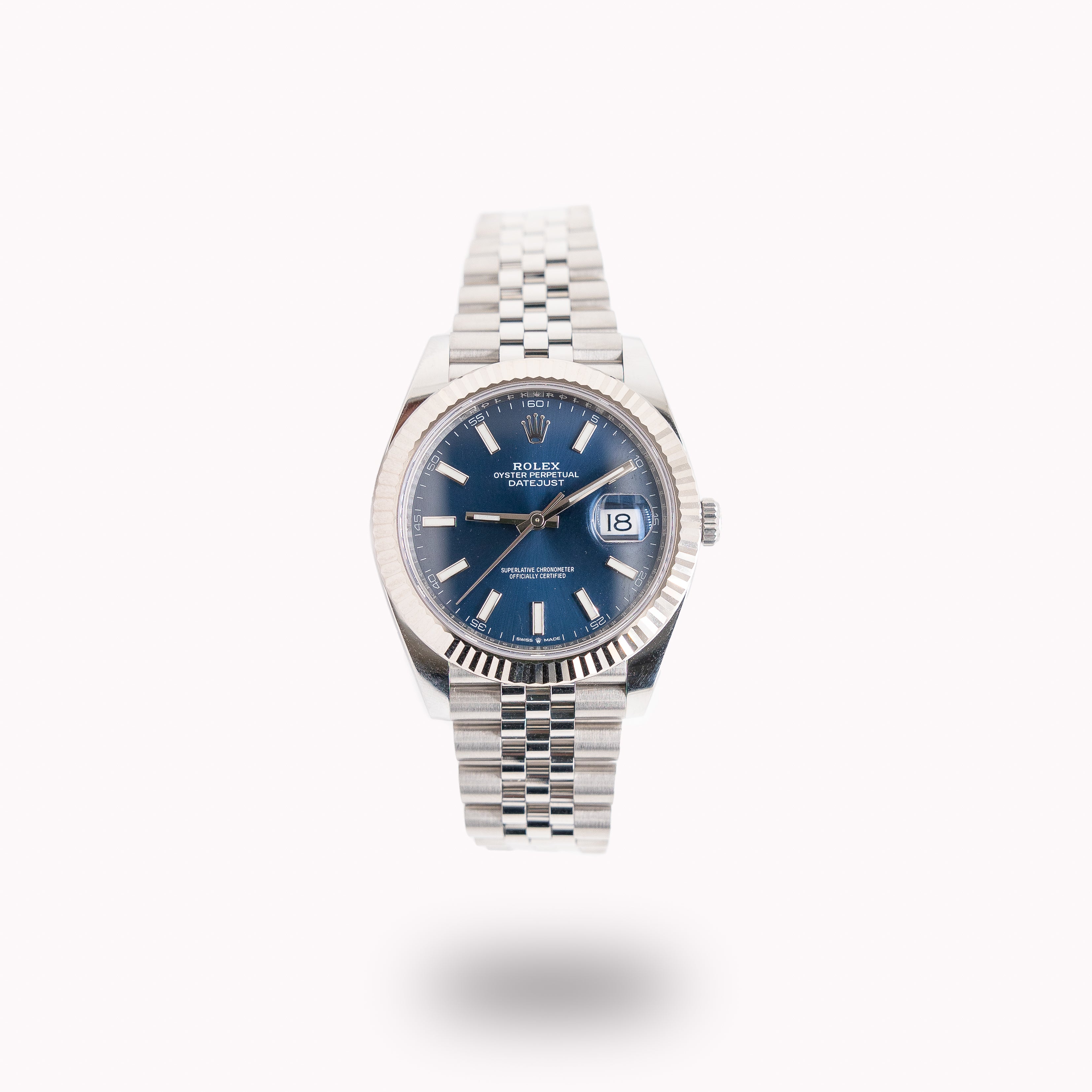 Rolex Datejust 126334 41mm Blue Dial Stainless Steel & 18k White Gold Jubilee