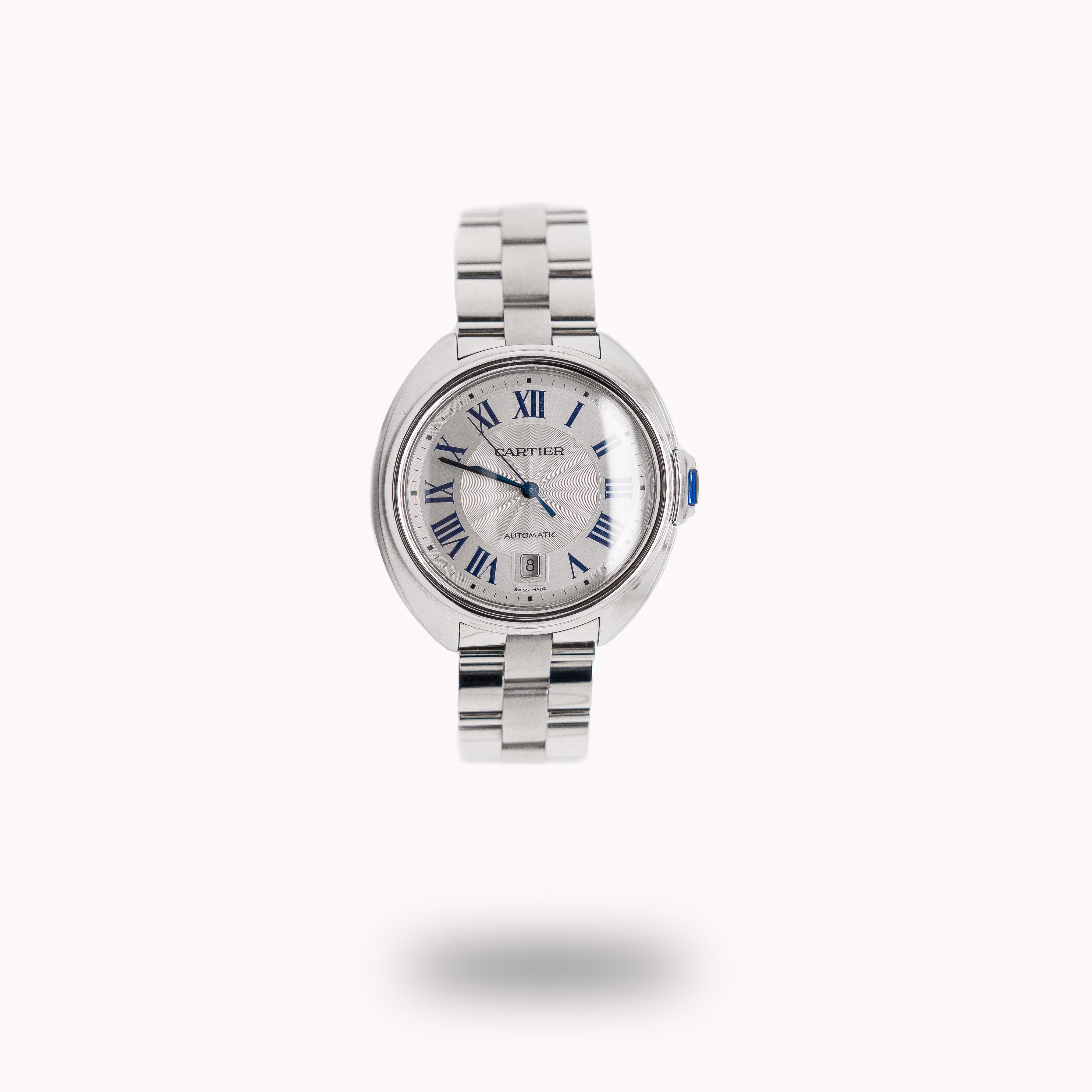 Cartier Clé de Cartier WSCL0007 Stainless Steel Silver Roman Dial 40MM