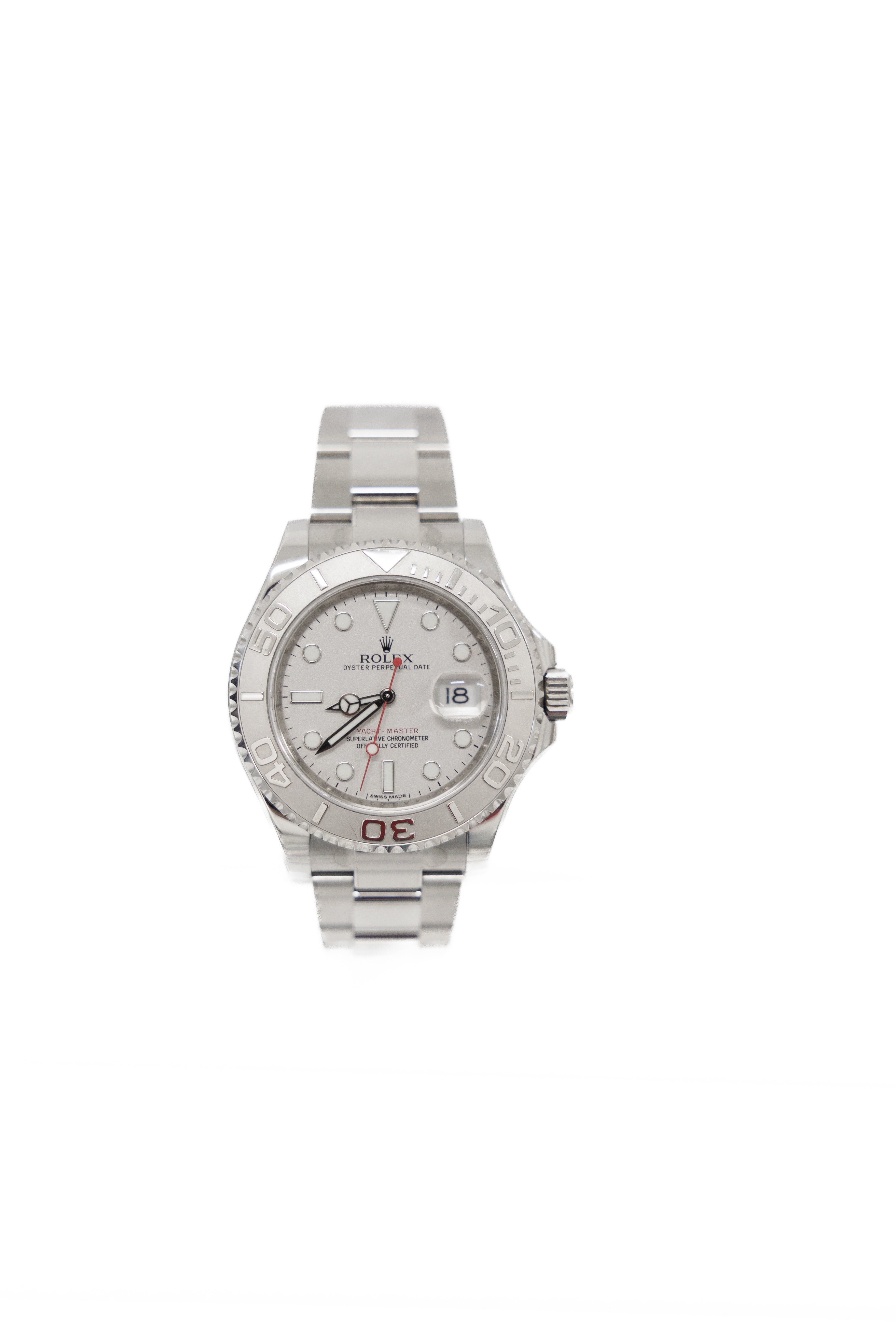 Rolex Yacht-Master 40 Ref. 116622 Platinum Open Card/ Box, New Old Stock