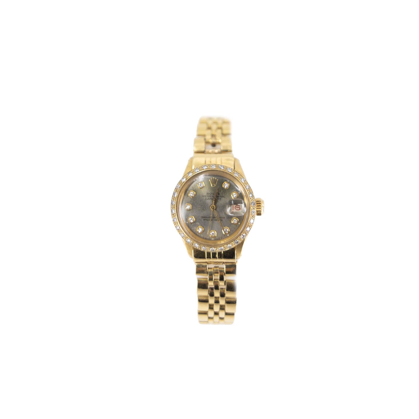 Rolex Lady Datejust Custom Diamond Bezel & Dial 24mm