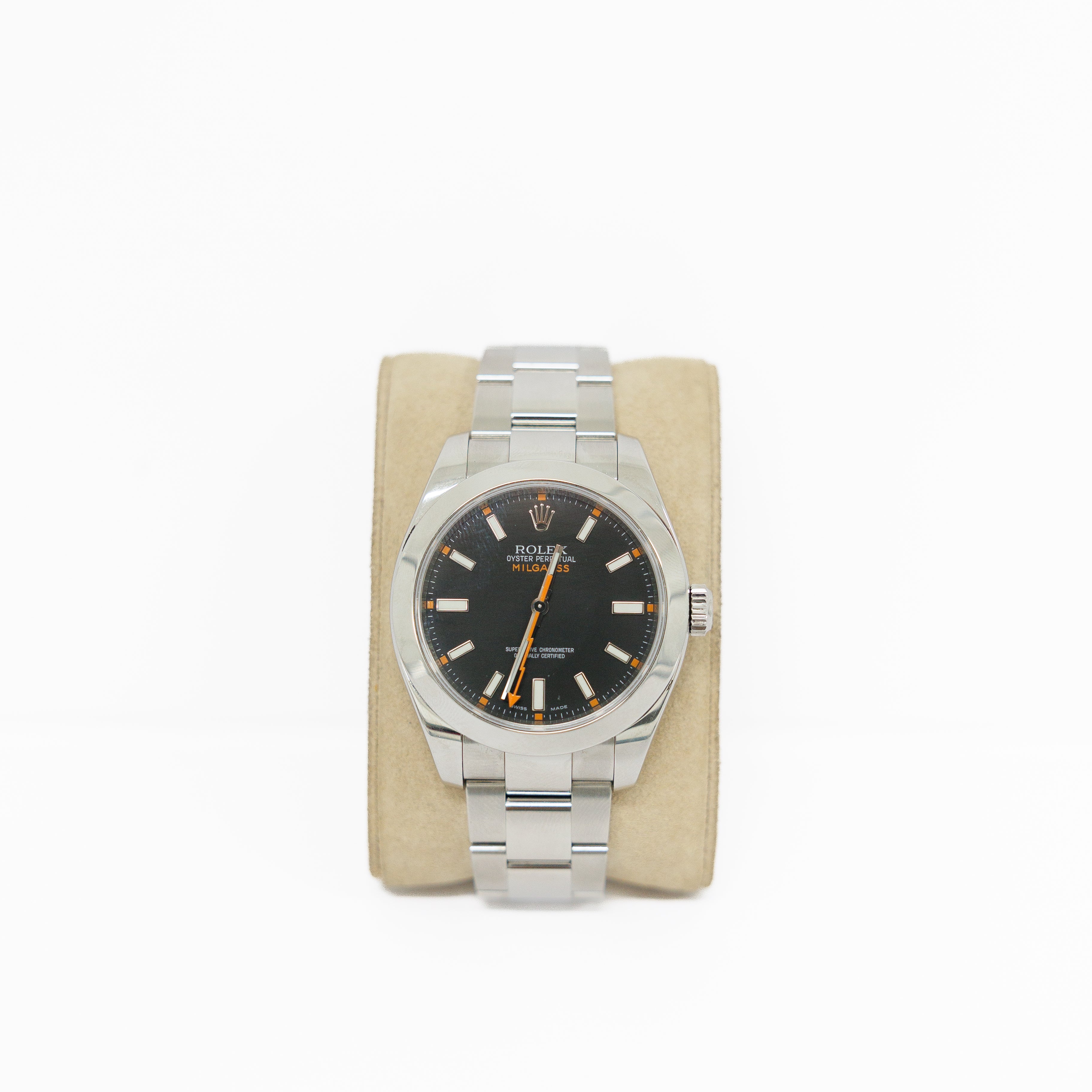 Rolex Milgauss Black Dial Oystersteel 40mm Ref 116400