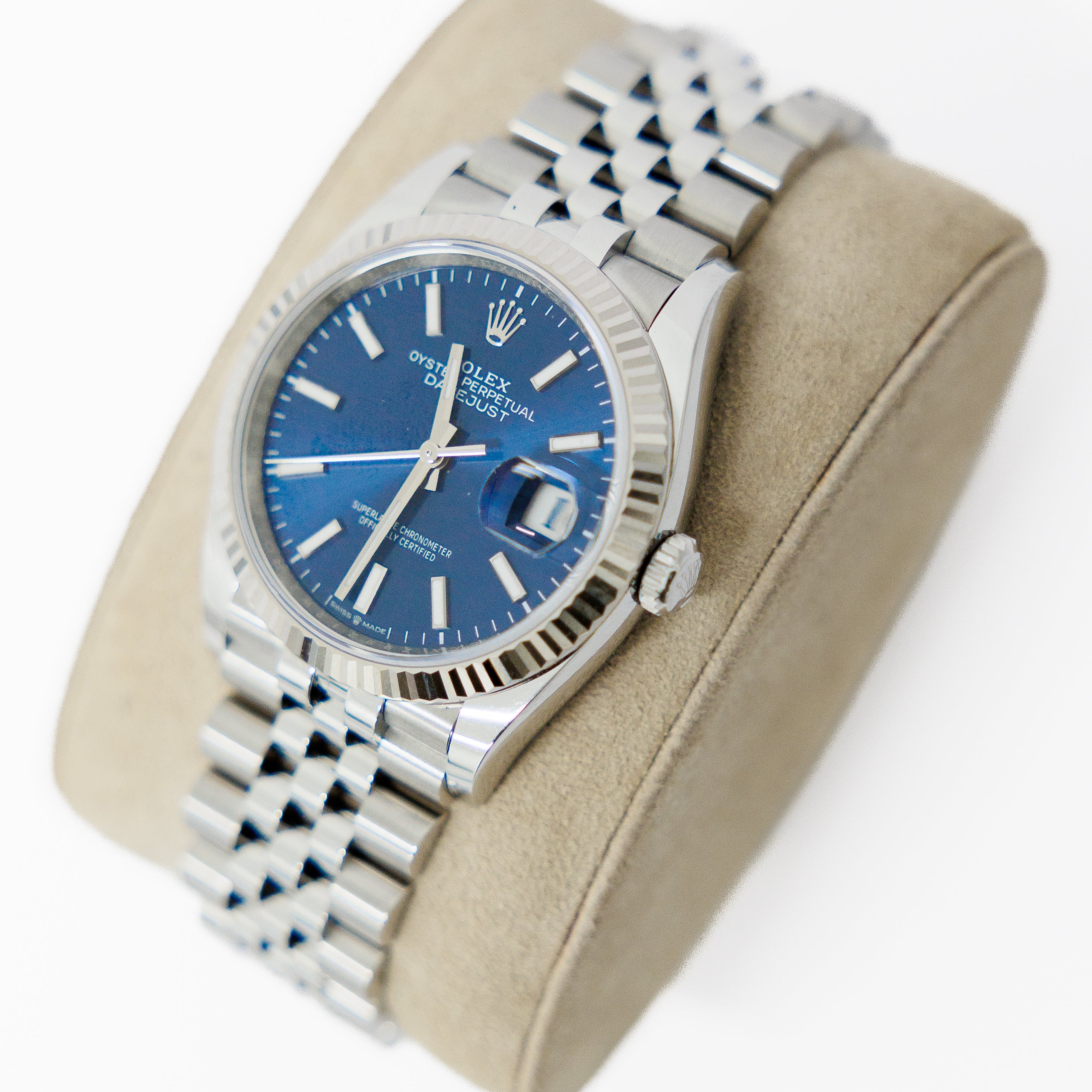 Rolex Datejust 36mm Stainless Steel Blue Dial 2025