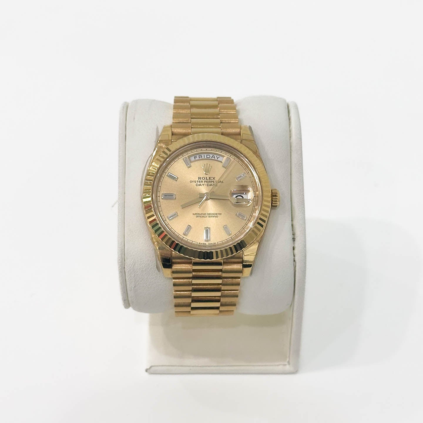 Rolex Day-Date 40 18KT Gold 228238 NEW OLD STOCK