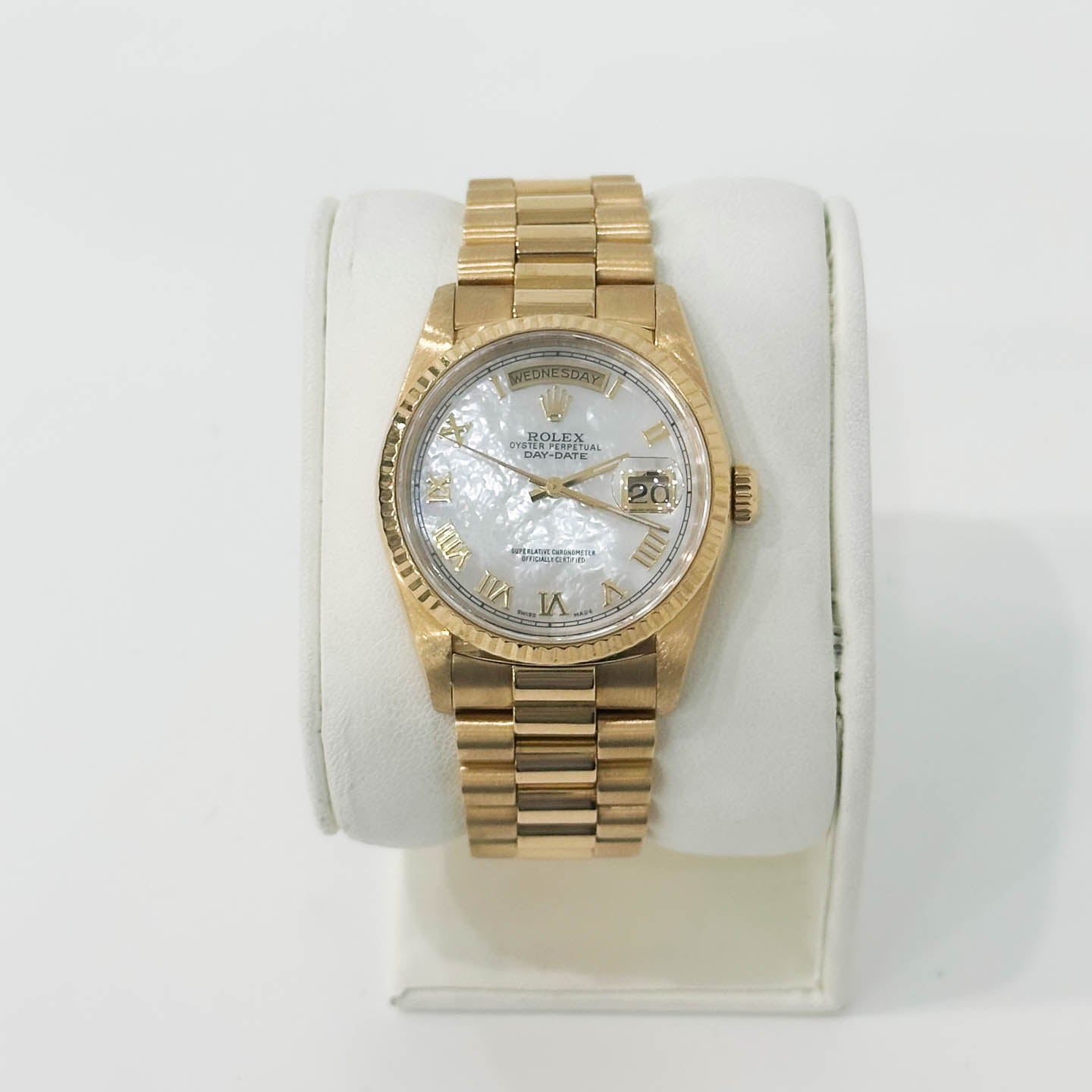 Rolex Day-Date 36 MOP Dial 18K Gold 18238