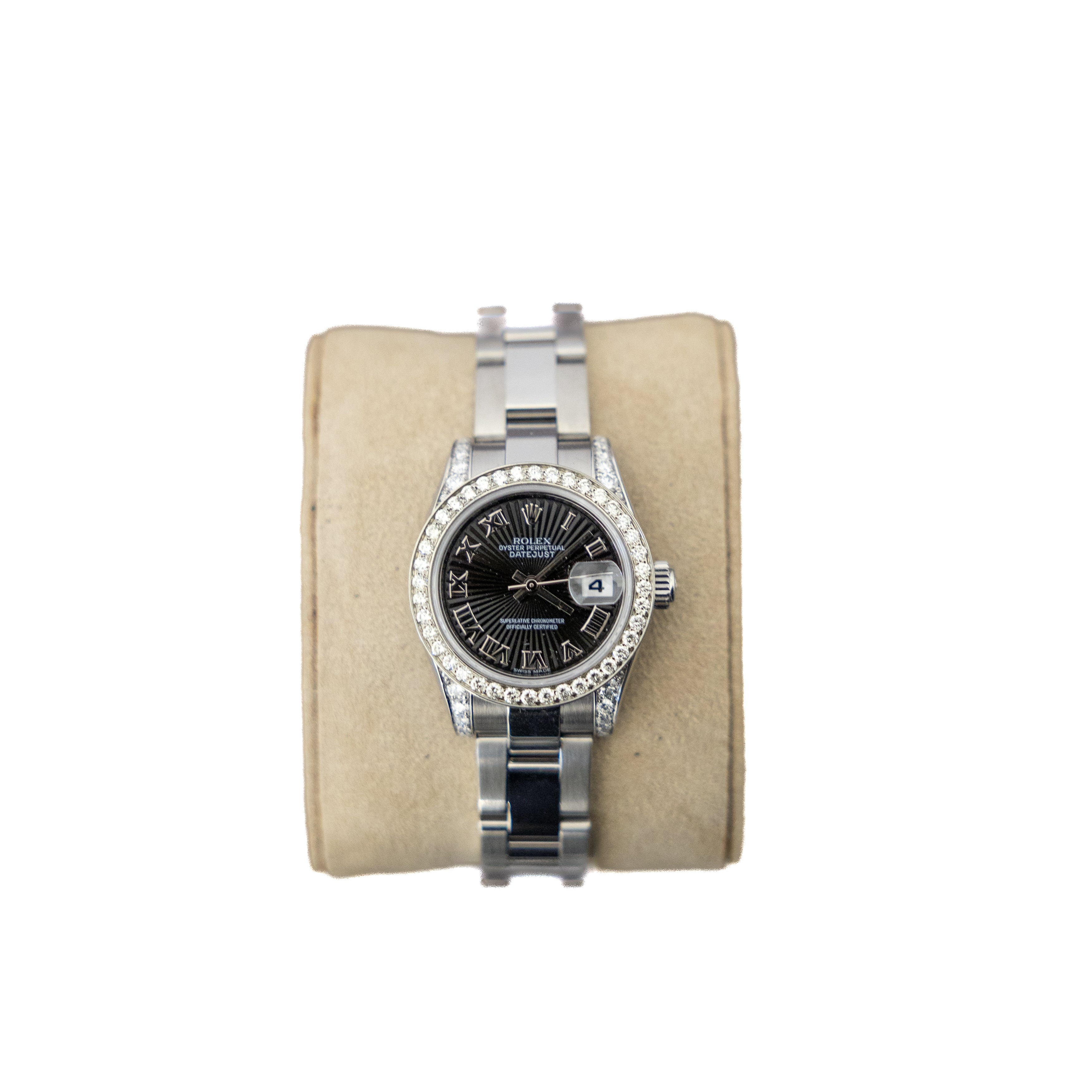 Rolex 26mm DateJust 18KT White Gold/ Stainless Steel 179160 w/ Papers 2006