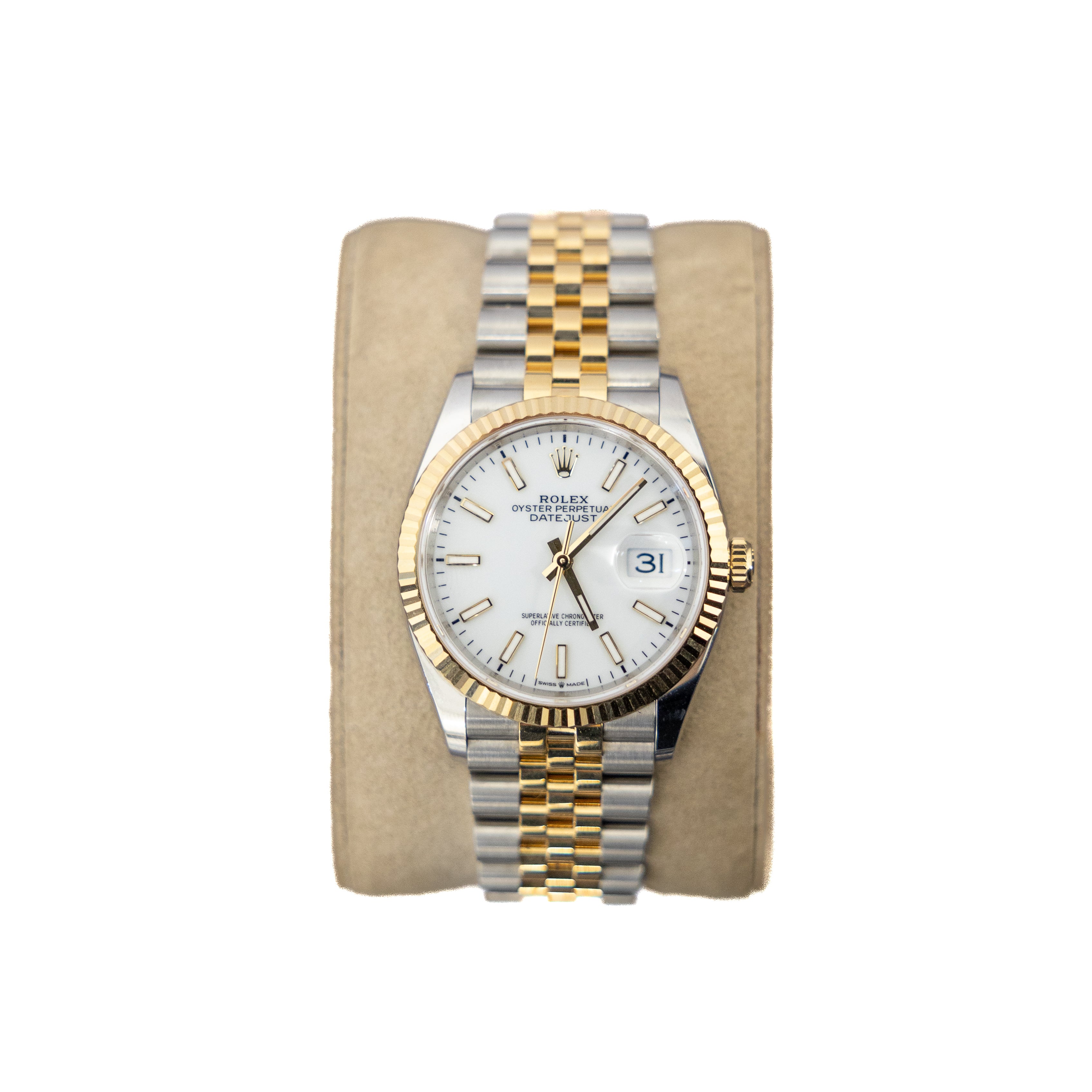 Rolex 36mm DateJust 18KT Yellow Gold/ Stainless Steel 126233 Box/Papers 2025