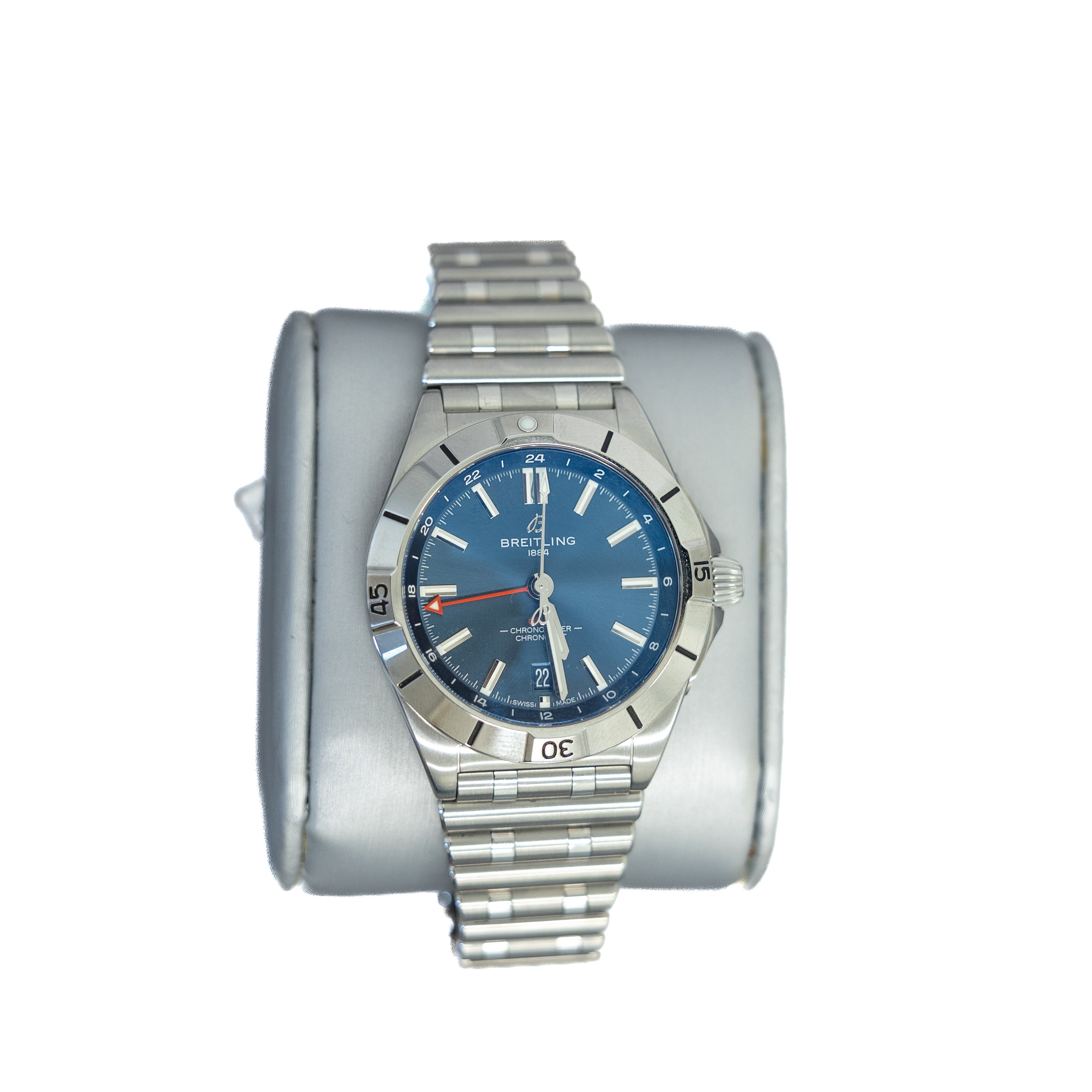 Breitling Chronomat GMT 40 A32398 Blue Dial 40MM Automatic Watch 2023 Complete Set