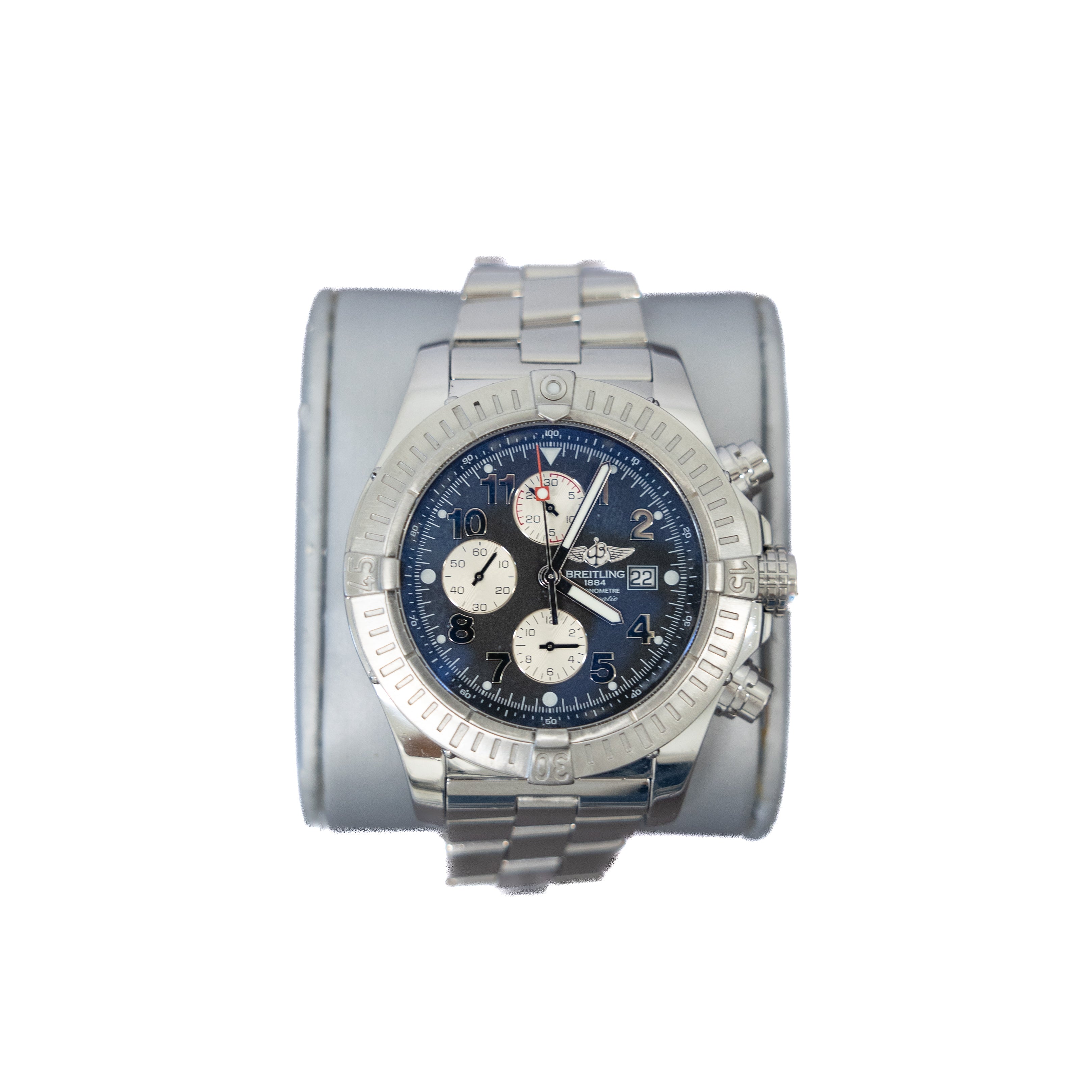 Breitling Super Avenger A13370 Blue Dial 48MM Automatic Watch