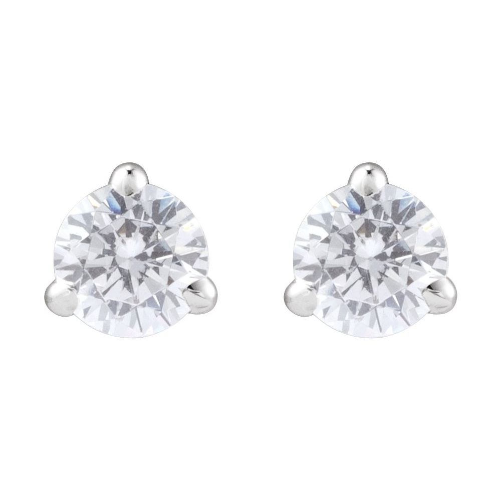 2.00 CTW Lab Diamond Martini Studs - White Gold