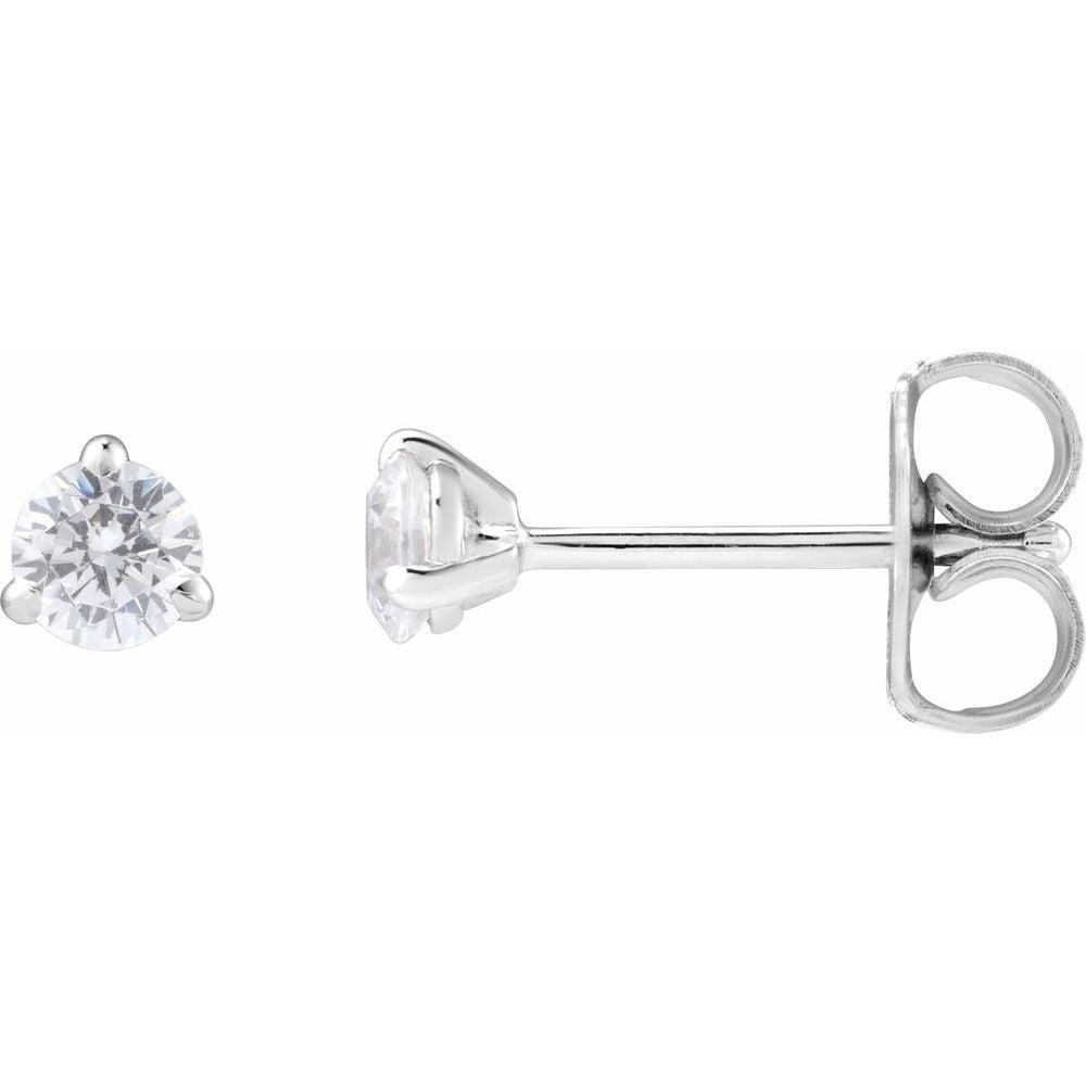 2.00 CTW Lab Diamond Martini Studs - White Gold