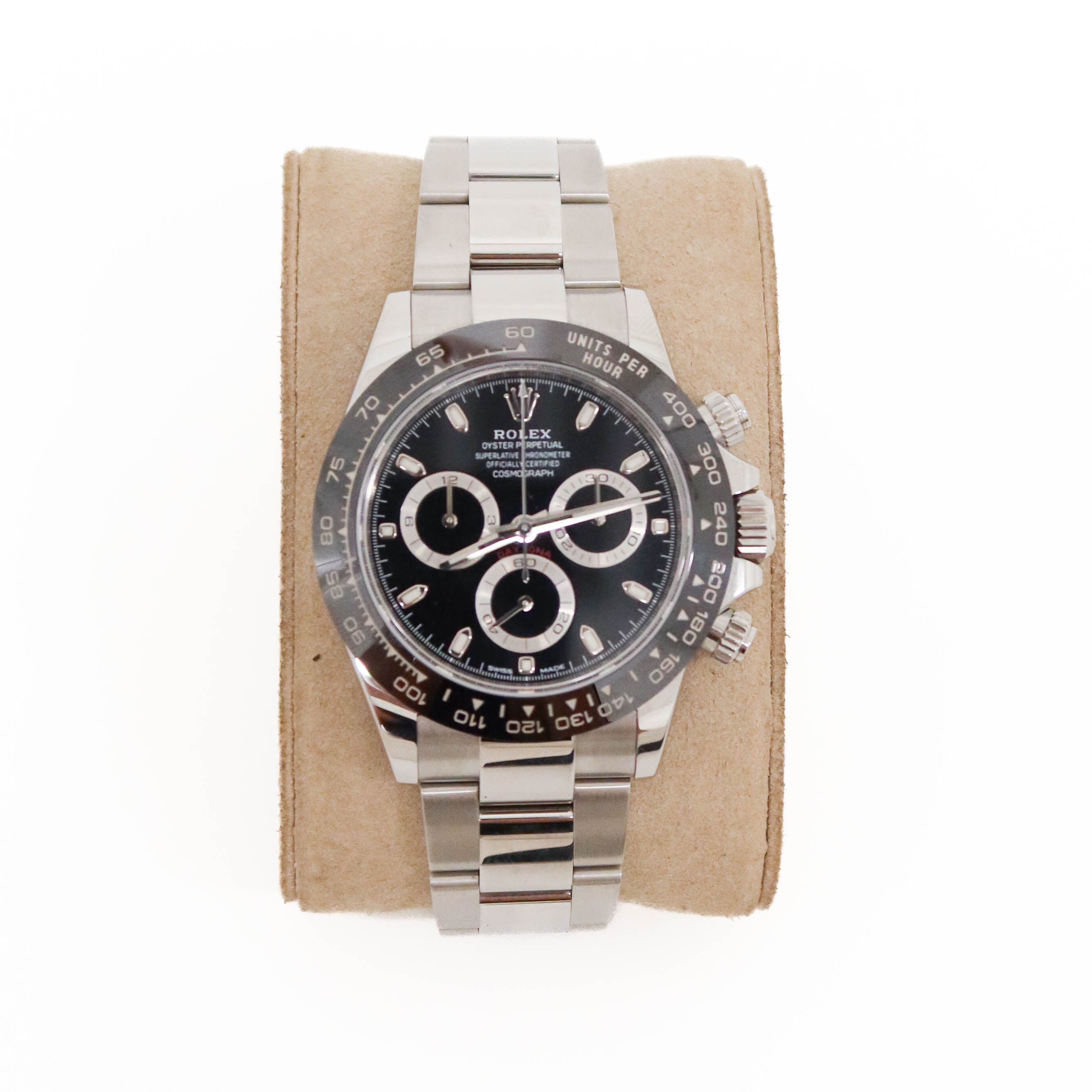 Rolex Cosmograph Daytona Oystersteel Black Dial Men's Watch 116500LN