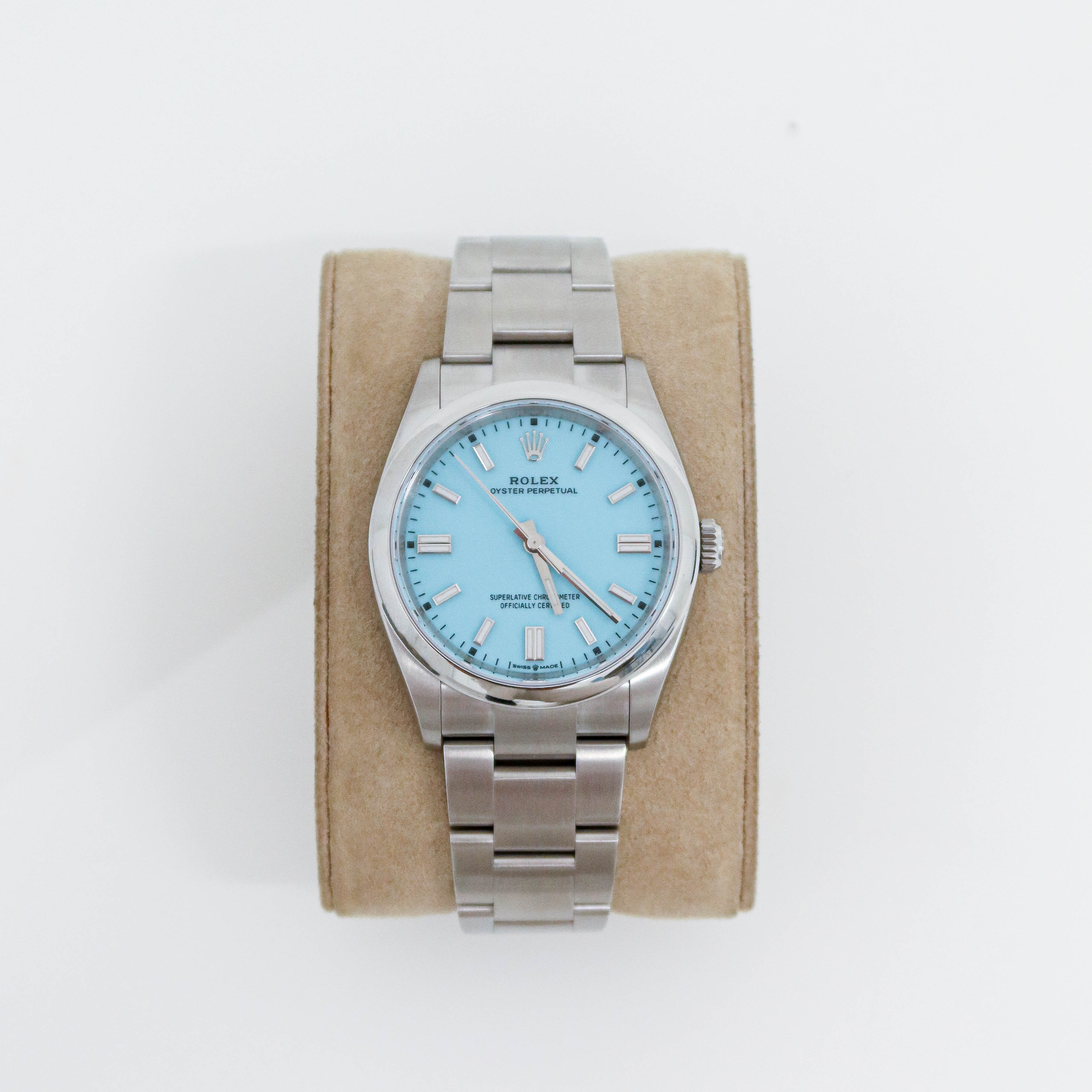 ROLEX Oyster Perpetual 36mm 126000 Tiffany Blue 2024 Box/Paper