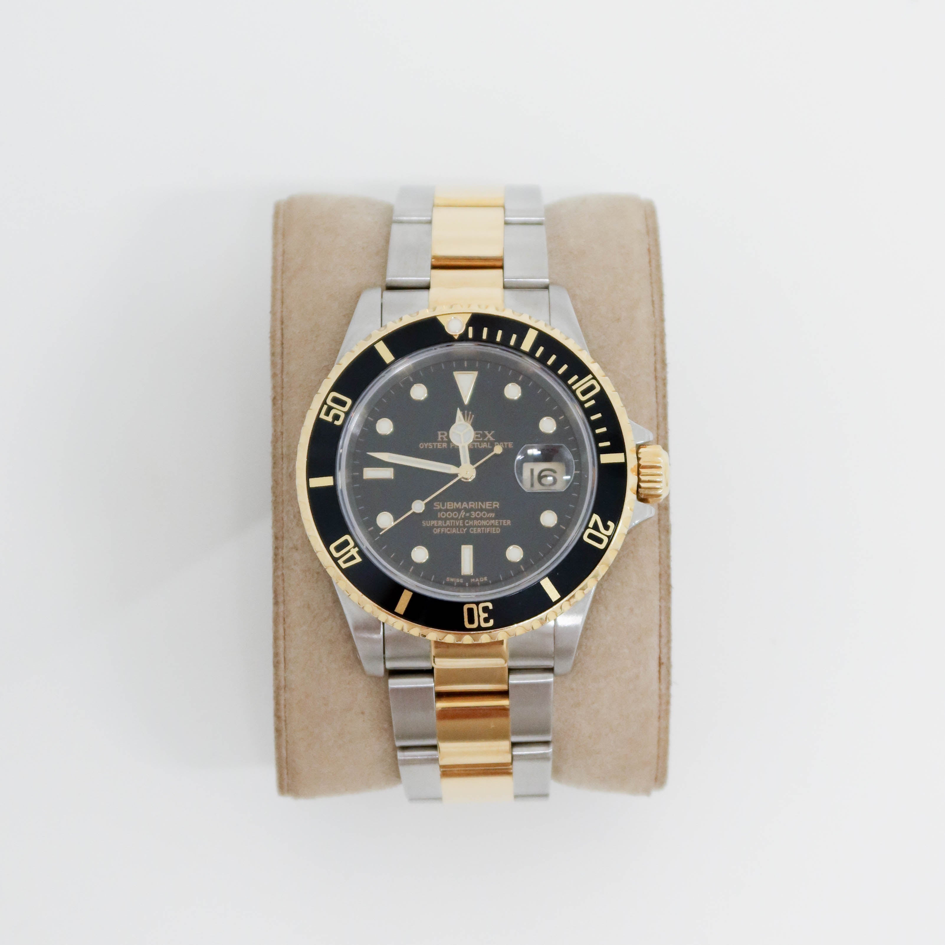 Rolex Submariner Two Tone 16613 Black