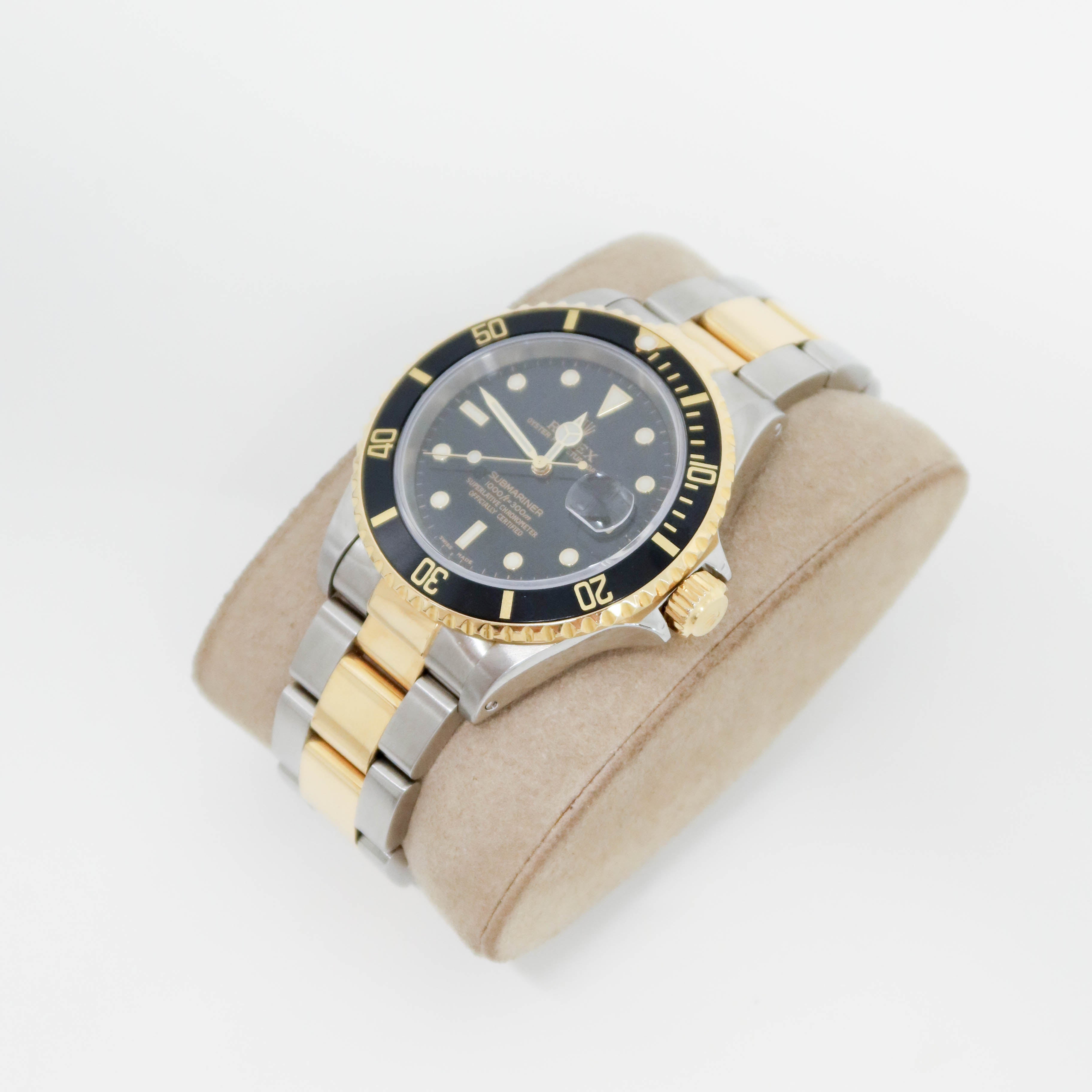 Rolex Submariner Two Tone 16613 Black