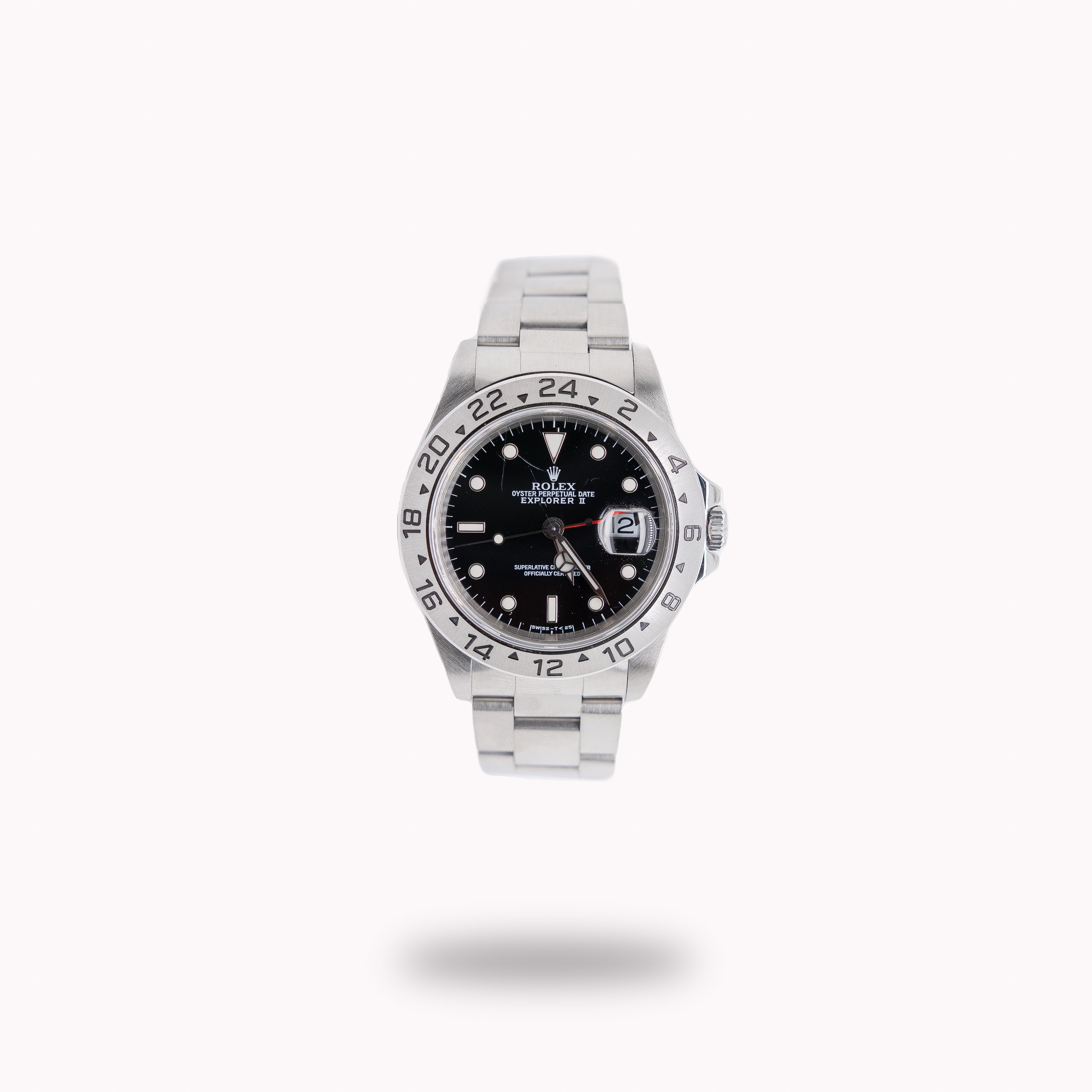 Rolex Explorer II 16570 40mm Black Dial Stainless Steel Oyster