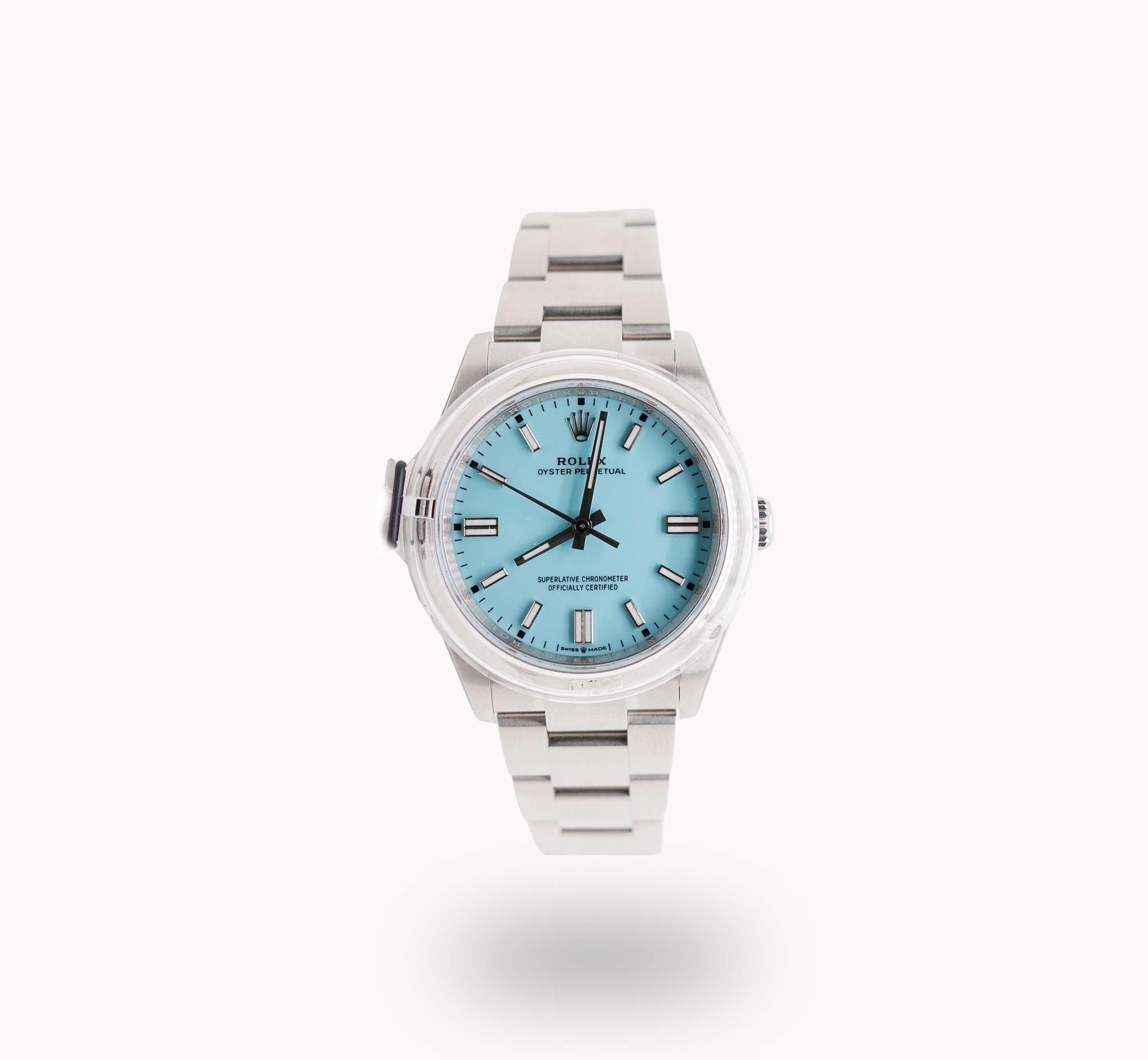 Rolex Oyster Perpetual 36 Ref 12600 Tiffany Blue Dial Used 2024