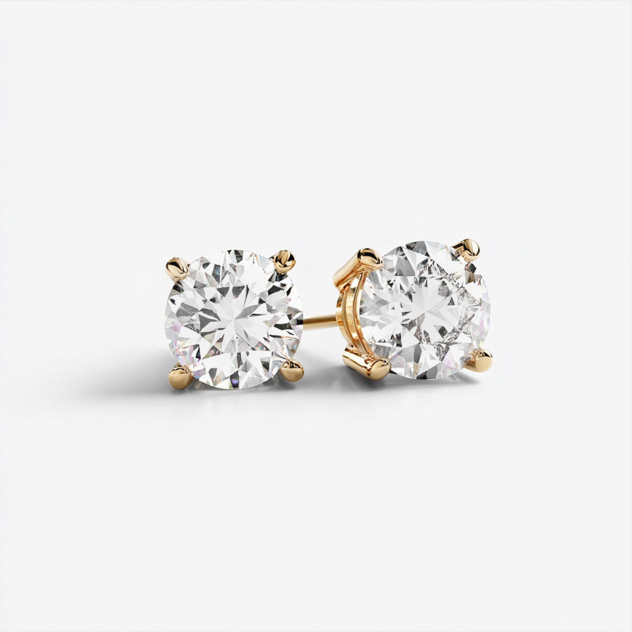 Lab Diamond Stud Earrings 1.5cttw