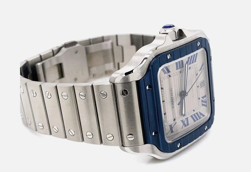 Cartier Santos Blue