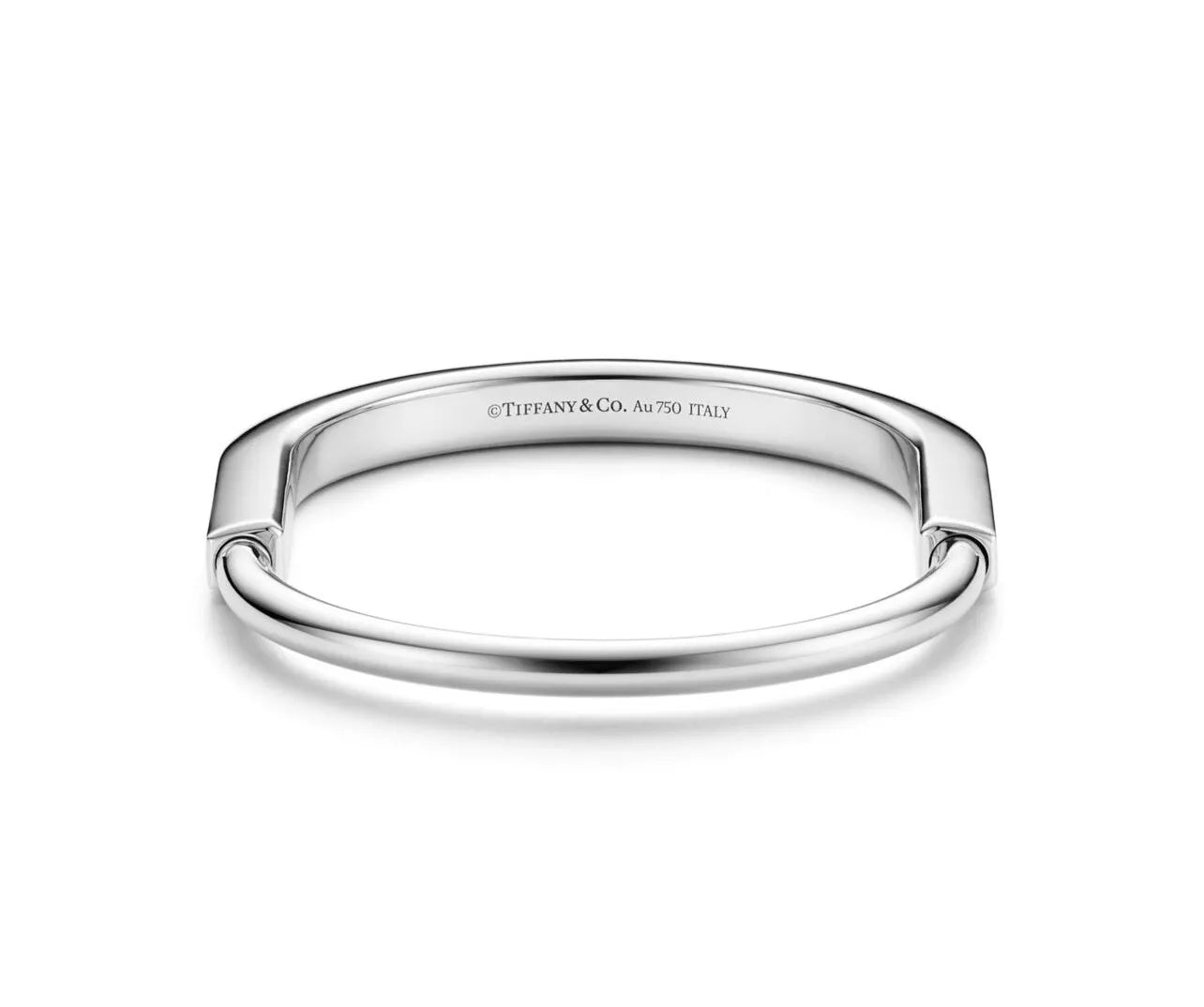 Tiffany & Co Lock Bangle in 18KT White Gold